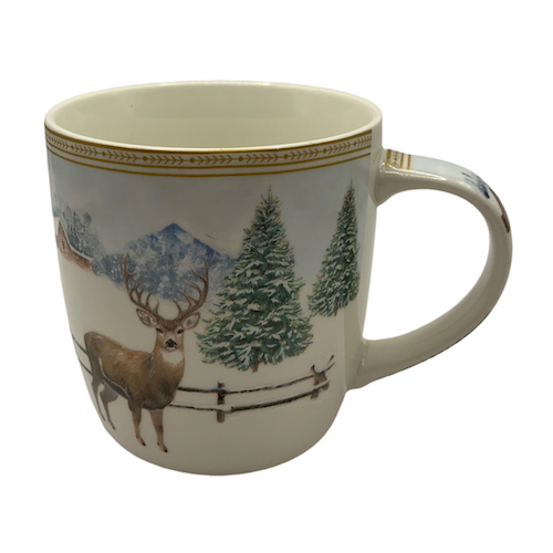 [4148] Taza Mug Navidad con caja regalo lata - White Forest