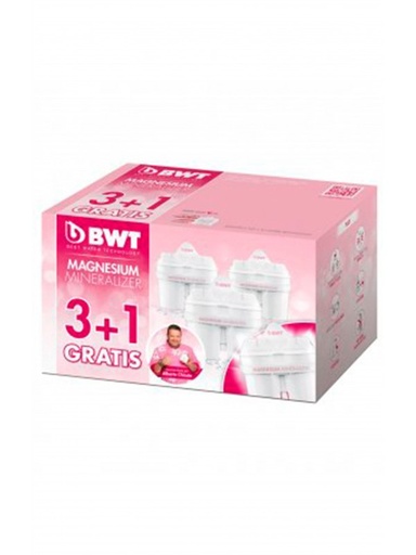 [776] Pack de 3+1 Filtros con Magnesio Longlife Mg2+ de BWT Magnesium Mineralizer