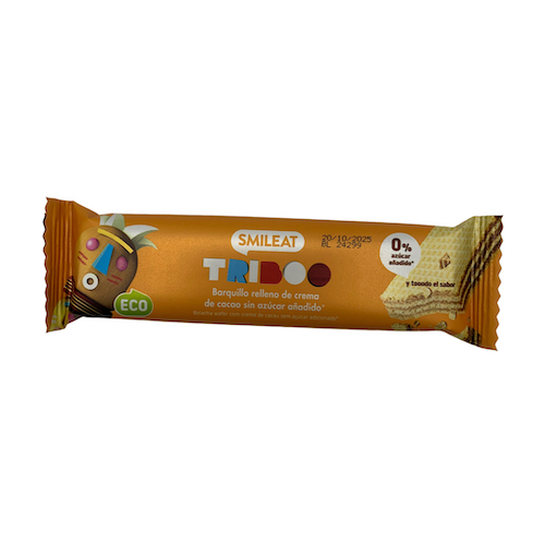 [4145] Barrita de Barquillo con Chocolate Sin Azúcar Bio