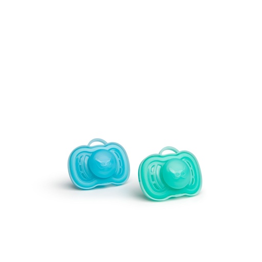 [684] Chupete Herobility Azul-Turquesa Talla +6meses (2 Unidades)