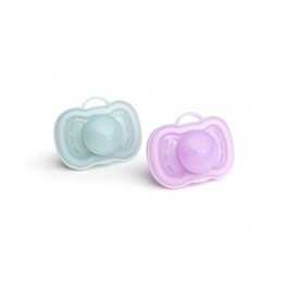 [683] Chupete Herobility Gris-Morado Talla +6meses (2 Unidades)