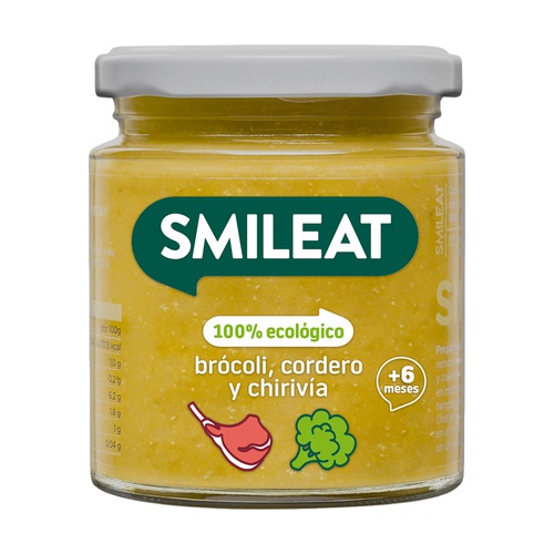 [658] Tarrito de Brócoli con Cordero y Chirivía Bio 6m+