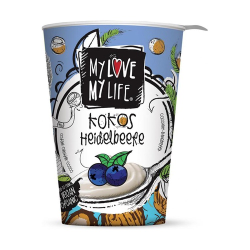 [645] Yogur de coco y arándanos