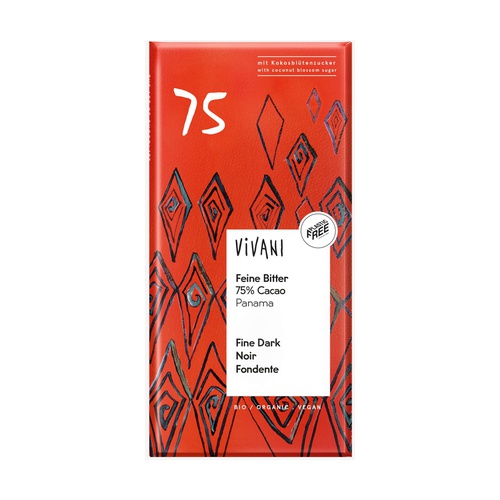 [522] Chocolate negro Panamá 75% con azúcar de coco Bio
