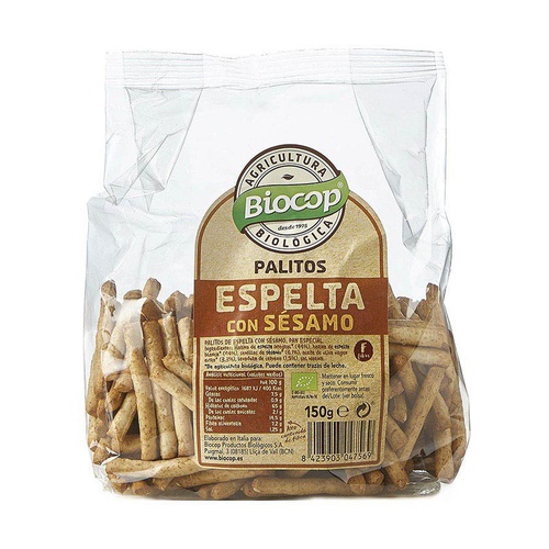 [393] Palitos cortos de espelta y sésamo