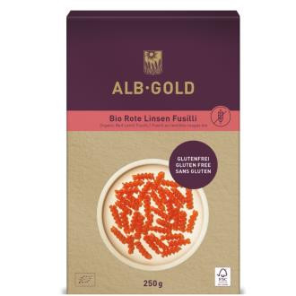 [360] Fusilli Lenteja Roja Bio Sin Gluten