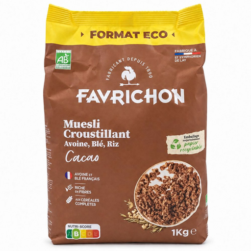 [4772] Muesli Crunchy Cacao Bio - 1kg