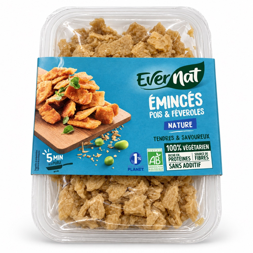 [4783] Tiras de proteina vegetal de Guisantes y Habas Bio 