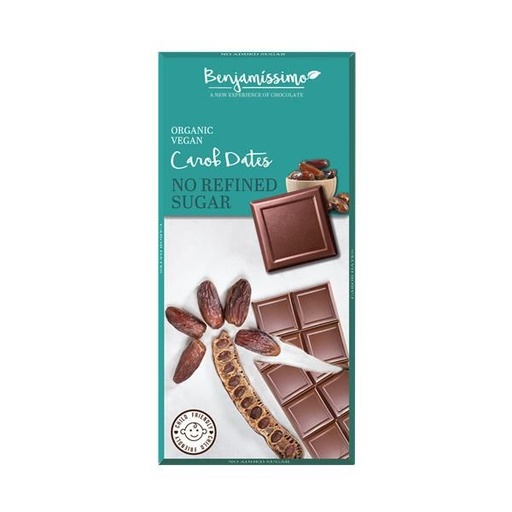 [3896] Chocolate Leche 32% con Algarroba y Dátil Bio