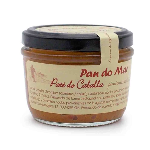 [3820] Paté de Caballa con Pimiento Picante Bio