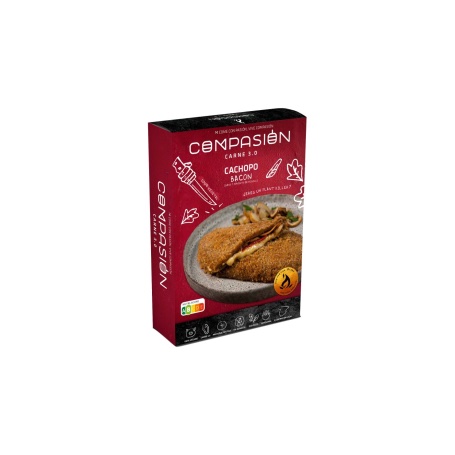 [3675] Cachopo con Bacon, Queso azul y Pimiento del piquillo - CONGELADO
