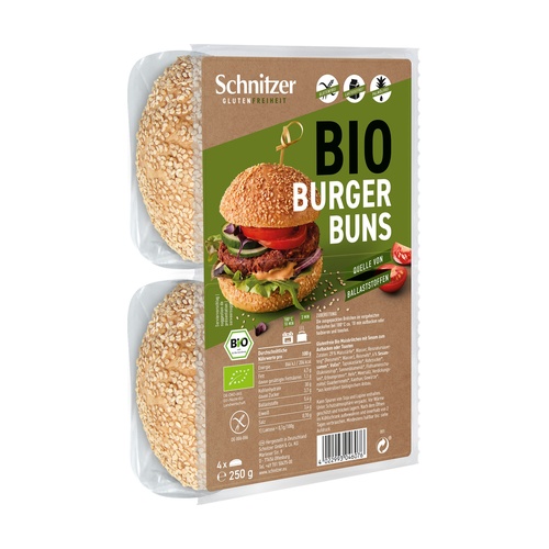 [3634] Pan de Hamburguesa de Maíz y Arroz Bio