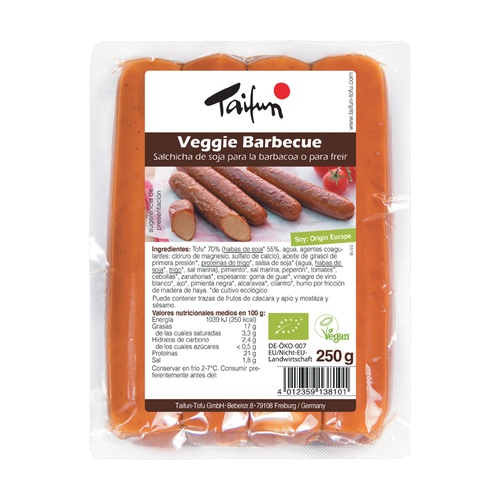 [3479] Salchichas de Tofu Barbacoa Bio
