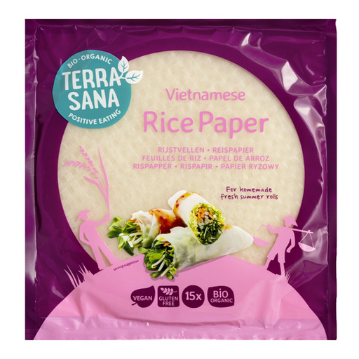 [3459] Papel de Arroz para Rollitos Bio (15 unidades)